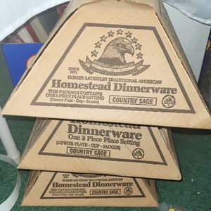 BUY ONE GET THREE!  Vintage 1960's Homer Laughlin Homesteader Dinnerware Sets